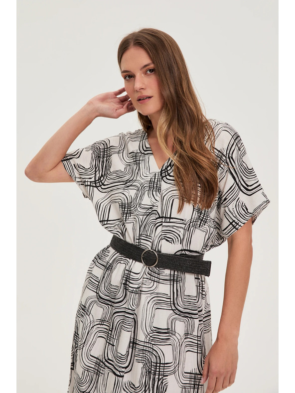 Moodo Moodo női ruha övvel