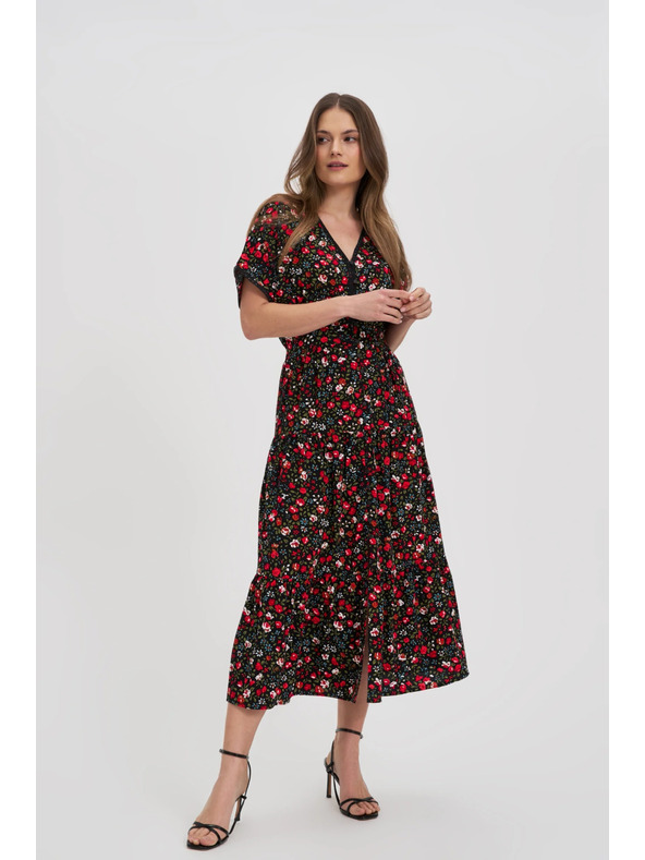 Moodo Moodo női ruha piros-fekete