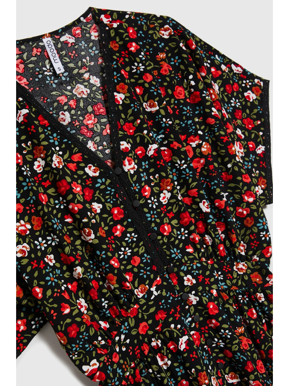 Moodo Moodo női ruha piros-fekete