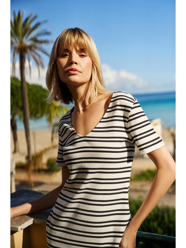 Moodo Moodo csíkos női ruha