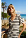 Moodo Moodo csíkos női ruha
