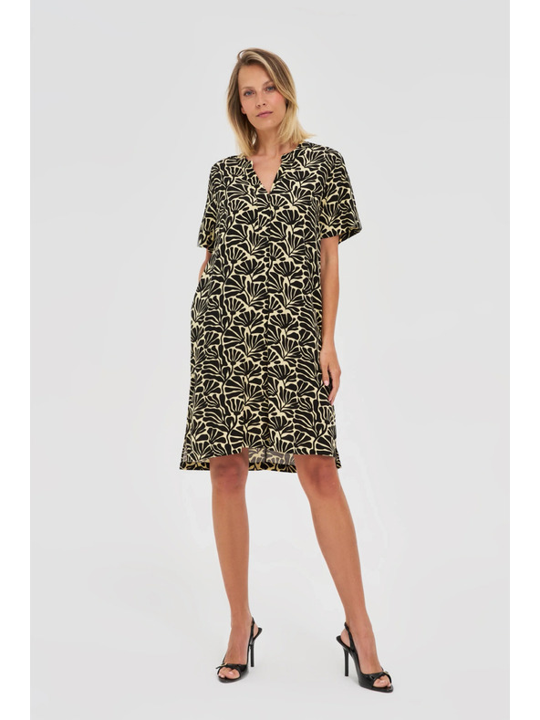 Moodo Moodo laza mintás női ruha