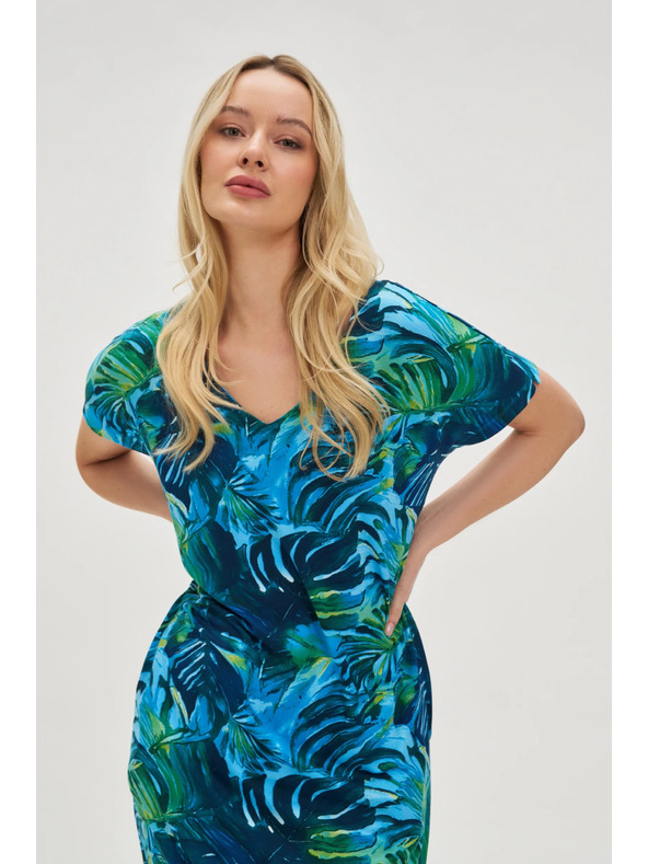 Moodo Moodo türkiz női ruha