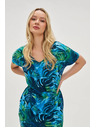 Moodo Moodo türkiz női ruha