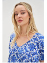 Moodo Moodo kék-fehér női ruha