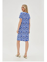 Moodo Moodo kék-fehér női ruha