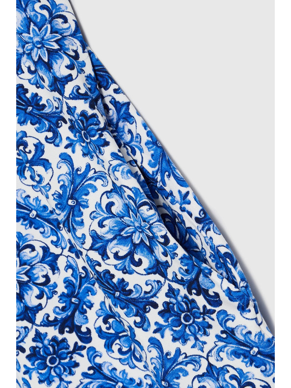 Moodo Moodo kék-fehér női ruha