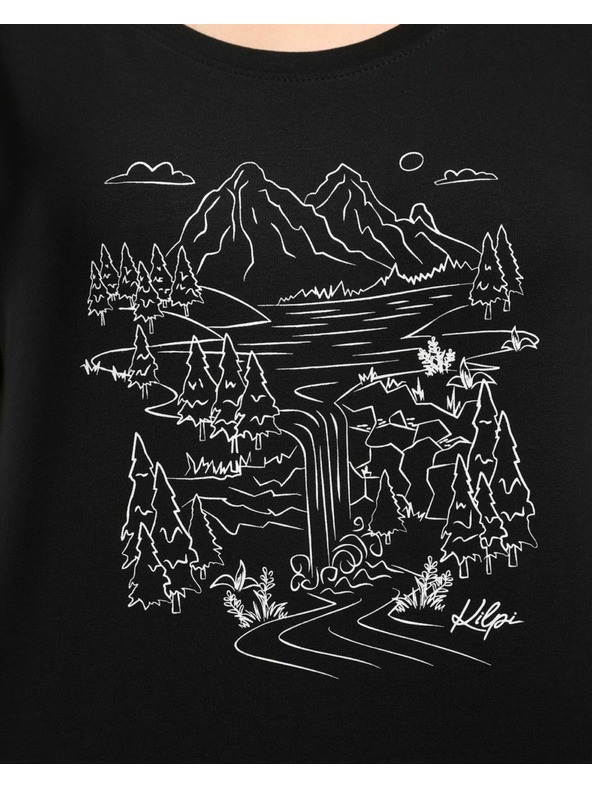 Kilpi Női pamut póló Kilpi ROANE-W Fekete