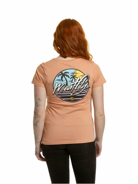 Meatfly Meatfly Shori női póló Coral Sand