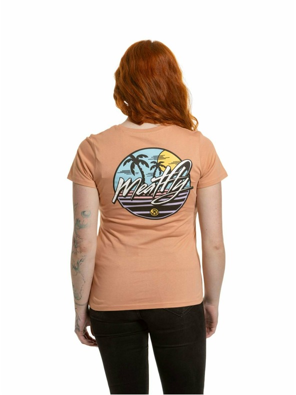 Meatfly Meatfly Shori női póló Coral Sand