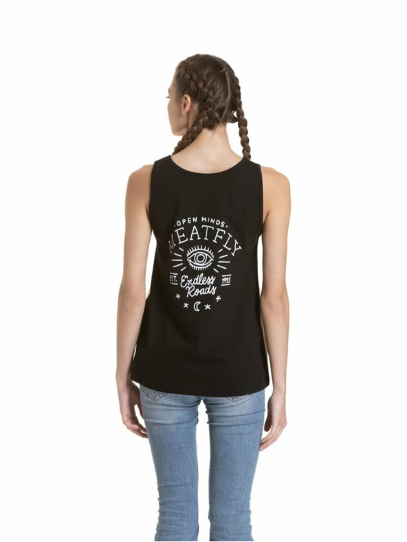 Meatfly Meatfly Hailey női trikó Tapioca / Black