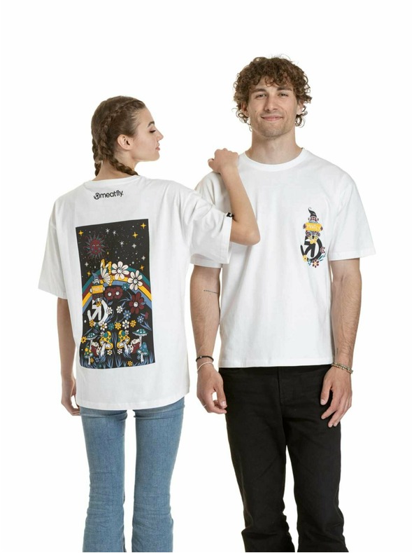 Meatfly Meatfly unisex póló Dwarf White Dwarf