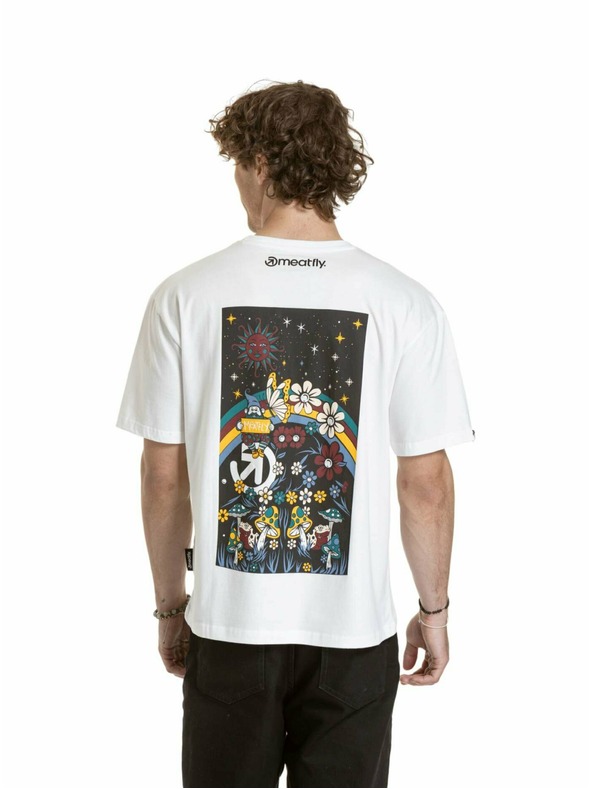 Meatfly Meatfly unisex póló Dwarf White Dwarf