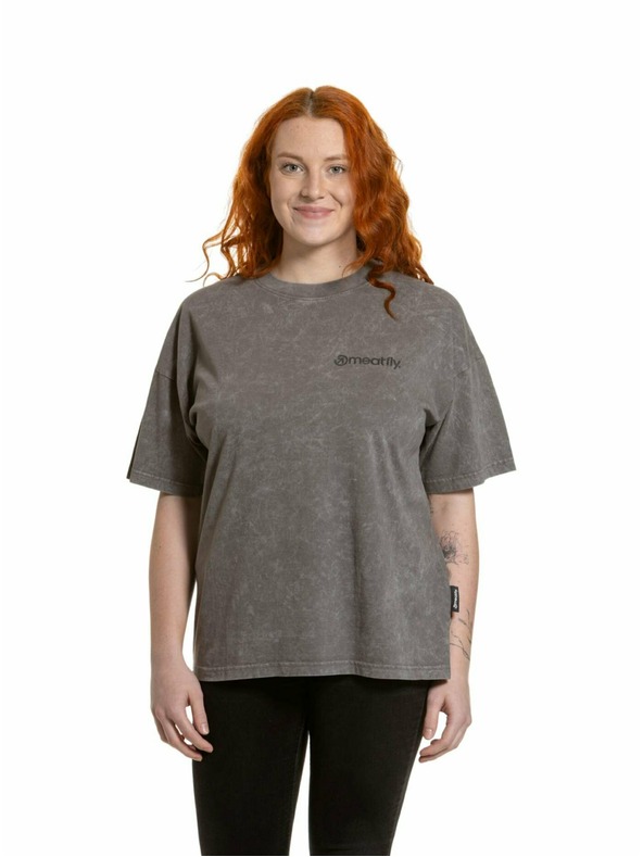 Meatfly Meatfly női póló Vexey Pewter | Barna