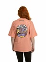 Meatfly Meatfly női póló Vexey Coral Almond Skeleton