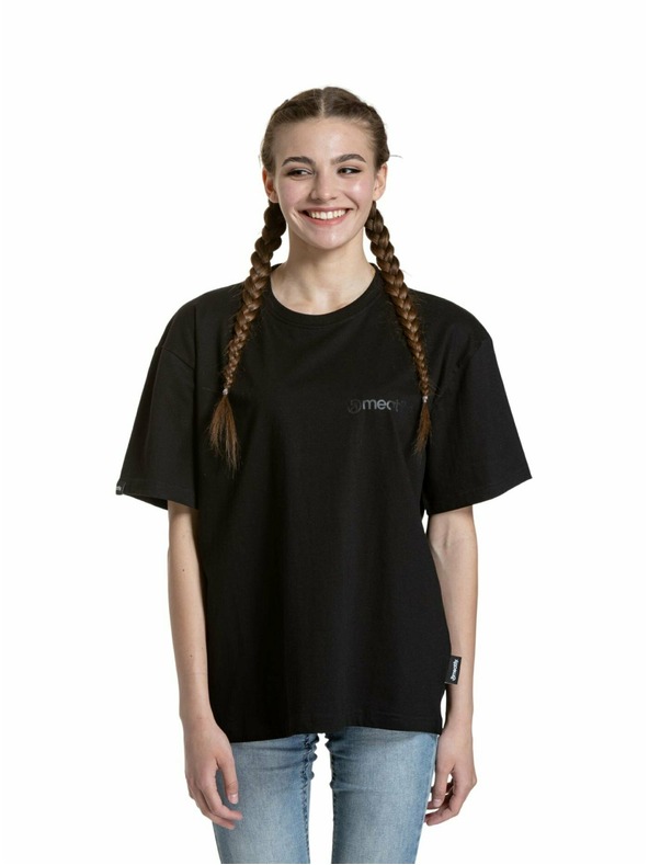 Meatfly Meatfly unisex póló Minimal Black