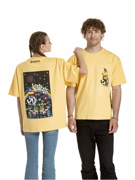 Meatfly Meatfly unisex póló Dwarf Cornsilk Dwarf