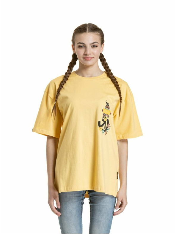 Meatfly Meatfly unisex póló Dwarf Cornsilk Dwarf