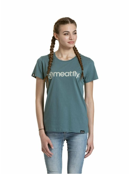 Meatfly Meatfly női póló Ladies MF Logo North Atlantic | Zöld