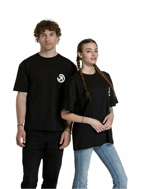 Meatfly Meatfly unisex póló Cachuma Black Blured