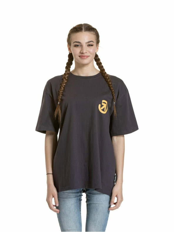 Meatfly Meatfly Cachuma Grey Mountains unisex póló | Szürke