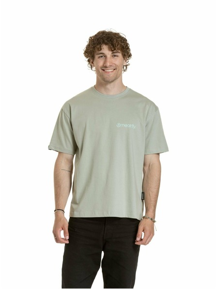 Meatfly Meatfly Minimal Mossy Green unisex póló