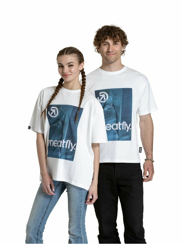 Meatfly Meatfly Junglist Blue Leaf unisex póló