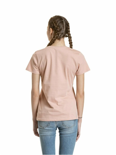 Meatfly Meatfly Ladies MF Logo Sepia Rose női póló | Rózsaszín