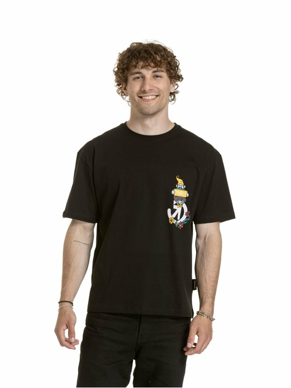 Meatfly Meatfly Dwarf Black Dwarf unisex póló