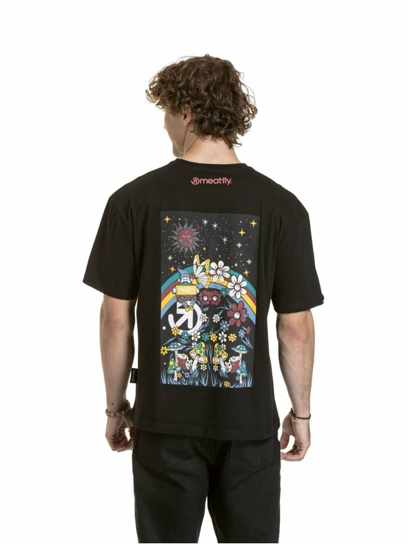 Meatfly Meatfly Dwarf Black Dwarf unisex póló