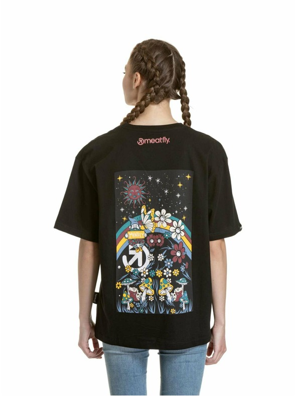 Meatfly Meatfly Dwarf Black Dwarf unisex póló