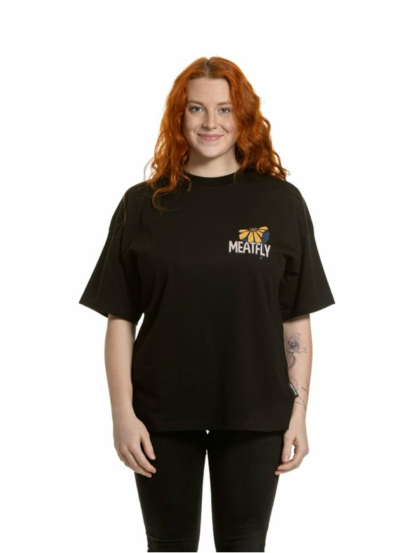 Meatfly Meatfly Vexey Black Flowers női póló