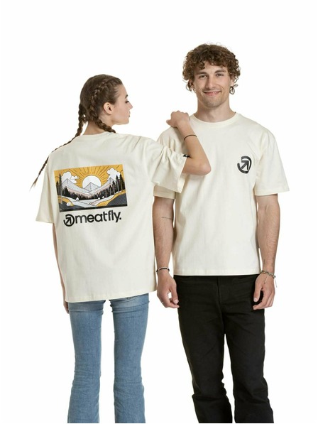 Meatfly Meatfly unisex Cachuma Blanc Mountains póló