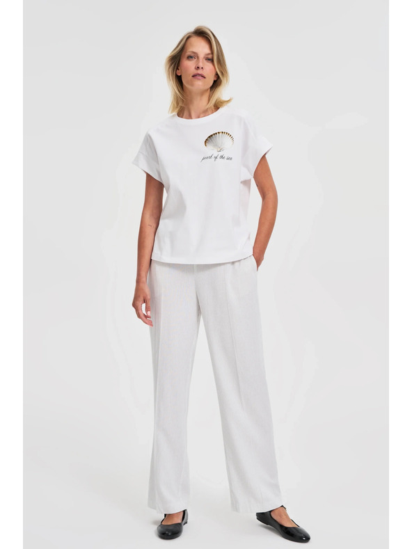 Moodo Nyomott mintás női póló