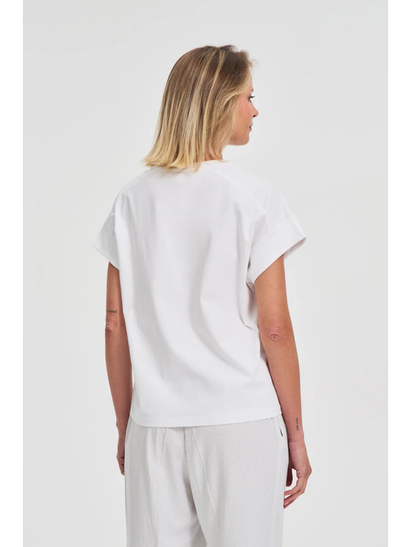 Moodo Nyomott mintás női póló