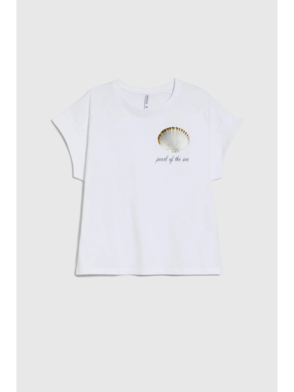 Moodo Nyomott mintás női póló