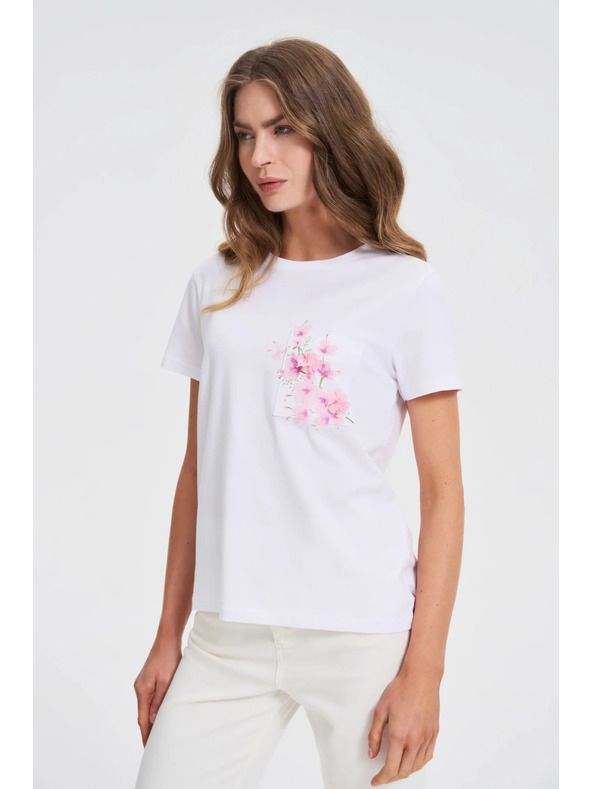 Moodo Fehér póló nyomattal