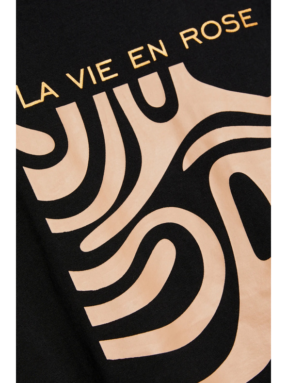 Moodo Moodo női póló - fekete