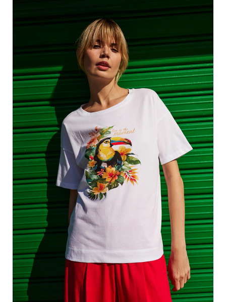 Moodo Moodo női póló - fehér