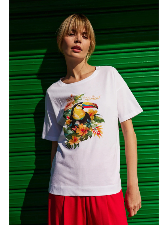 Moodo Moodo női póló - fehér