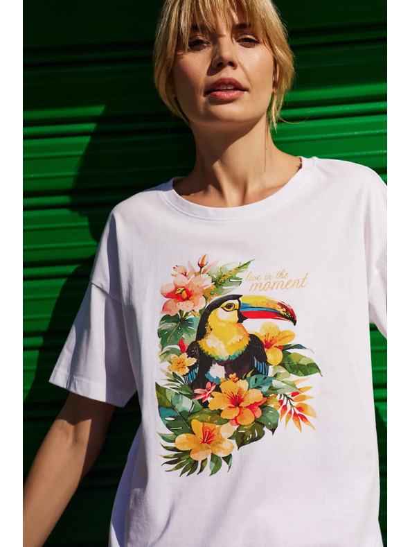 Moodo Moodo női póló - fehér