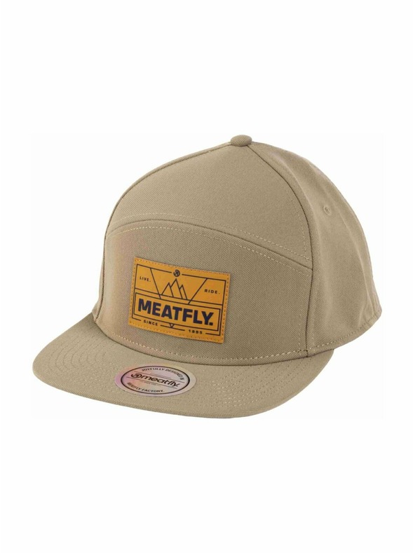 Meatfly Meatfly baseball sapka Yuto 6 Panel Snapback Olive Live | Zöld |