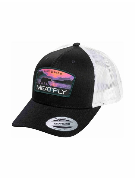 Meatfly Meatfly baseball sapka MF View Trucker Purple Alaska / Black / White | Fekete