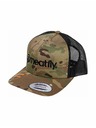 Meatfly Meatfly baseball sapka MF Logo Trucker Black / Multicam | Fekete