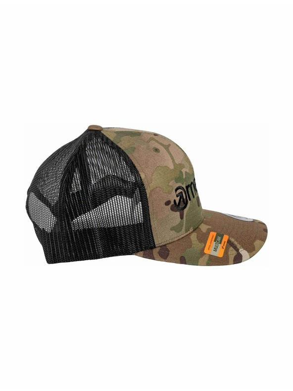 Meatfly Meatfly baseball sapka MF Logo Trucker Black / Multicam | Fekete