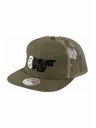 Meatfly Meatfly baseball sapka Mateo Trucker Olive / Black Revital | Fekete | Méret