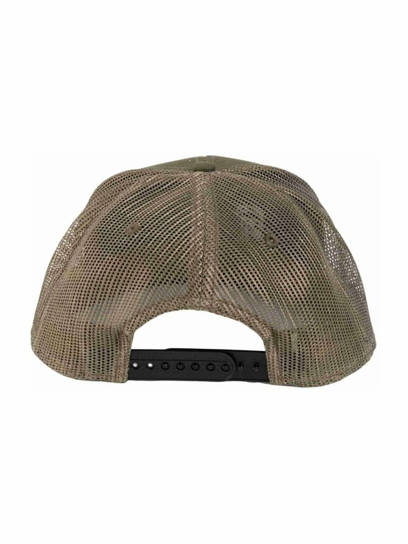 Meatfly Meatfly baseball sapka Mateo Trucker Olive / Black Revital | Fekete | Méret