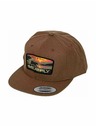 Meatfly Meatfly baseball sapka Hornet Snapback Red Alaska / Tan | Barna