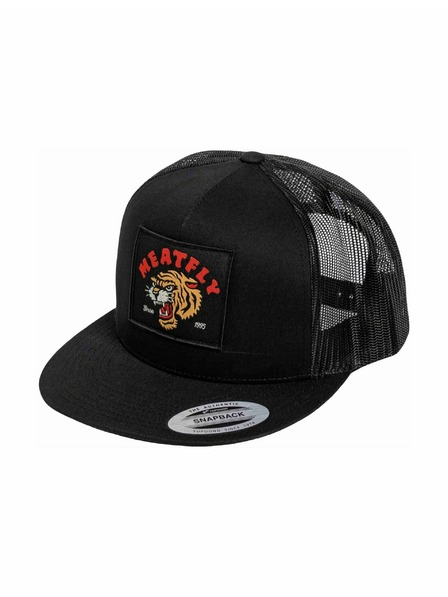 Meatfly Meatfly baseball sapka Thunderbolt Trucker Tiger / Black | Fekete