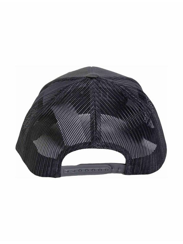 Meatfly Meatfly baseball sapka MF Logo Trucker Black / Grey / Dark Grey | Fekete